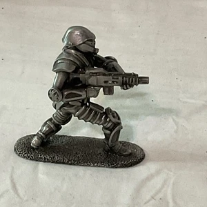 Tiberian Sun NOD Warrior Command & Conquer 1999 Pewter Figure Soldier - Picture 1 of 7