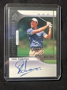 CHARL SCHWARTZEL AUTO 2012 SP AUTHENTIC ROOKIES /699 RC UD Upper Deck Golf #118 - Picture 1 of 2