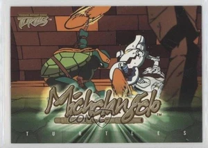 2003 Fleer Teenage Mutant Ninja Turtles Series 1 Gold Michelangelo #47 3c7 - Picture 1 of 3