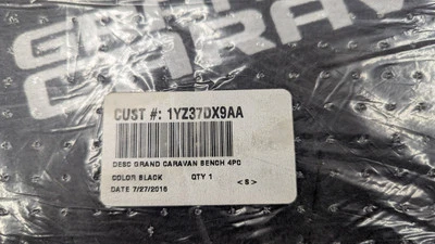 Juego de alfombrillas negras originales Mopar 2013-2020 Dodge Grand Caravan 1YZ37DX9AA Foto 1 de 4