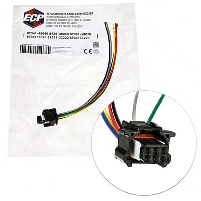 PDC Sensor de aparcamiento Cable Conector Enchufe TOYOTA LEXUS 6 PIN - Imagen 1 de 4