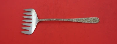Repousse by Kirk Sterling Silver Bacon Fork 7 5/8" Serving Flatware Silverware - Image 1 of 2
