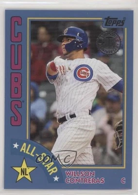 2019 Topps 1984 Topps Baseball All-Stars Blue Willson Contreras #84AS-WC - Image 1 of 2