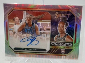 2024 Panini Select WNBA #CSA-TC Tina Charles Courtside Action Signatures - Picture 1 of 2