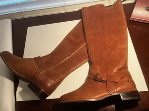 UGG Boots 1119292 Reitstiefel Katelyn Chestnut Distressed hohe Stiefel Größe 6 275 $ - Bild 1 von 10