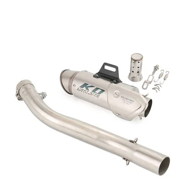 Slip On For Honda CBR600F4i 2001-2007 Exhaust Middle Link Pipe Muffler Silencer - Image 1 of 4