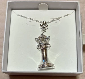 Bomb Party RBP2595 Versailles Collection Necklace The Royal Pawn Sterling Silver - Picture 1 of 4