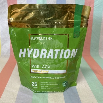 Essential elements hydration ACV electrolyte mix - 25 count - Yuzu Lime - 01/26 - Image 1 of 2