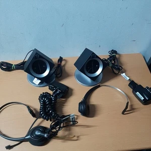 2x Sennheiser DW bs ml Office Wireless Mono Headset with Dock and Power Cable,   - Picture 1 of 7