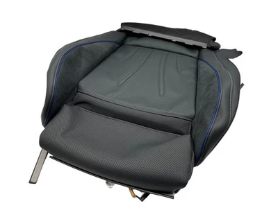 Funda de asiento de cuero original VW asiento del conductor asiento izquierdo Passat B9 3J negro R-Line OE Foto 1 de 4