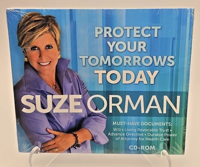 SUZE ORMAN Protect Your Tomorrows Today CD-ROM Must-Have Documents SEALED - Image 1 of 2