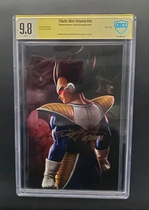 Homenaje Akira Toriyama Vegeta CBCS 9.8 Dragonball Actor Firmado Christopher Sabat - Imagen 1 de 21