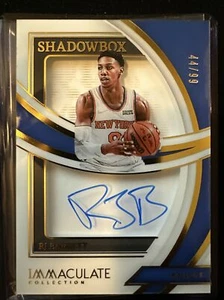 2021-22 Panini Immaculate Shadowbox Signatures /99 RJ Barrett *ON CARD AUTO* - Bild 1 von 5