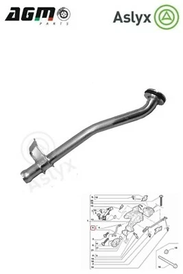 TUBO CONDOTTO REFRIGERANTE SCAMBIATORE ASLYX X FIAT BRAVO 1,6 D MTJ 55220244 - Image 1 of 4