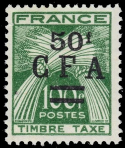 REUNION J44 - Sheaves of Wheat "1953 Postage Due" (pb85765) - Picture 1 of 1