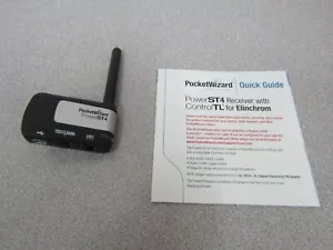 Receptor de alimentación PocketWizard ST4 con ControlTL para Elinchrom RX 804-708 - Imagen 1 de 3