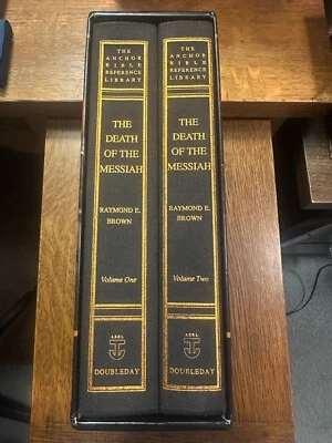 The Death of the Messiah by Raymond E. Brown 2 HC's in Slipcase 1994 NEAR FINE - Image 1 of 4