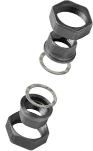 Pumpenverschraubung 11/2" x 1", Verschraubung Pumpe, Temperguss, NEU, 1 Satz - Bild 1 von 1
