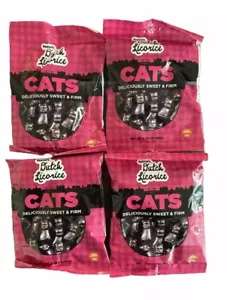 Gustaf's Black Licorice Cats, 5.2 oz Bags in a (Pack of 4) On Sale - Picture 1 of 1