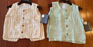 Modern Moments by Gerber Baby Boy Top and Short Outfit Sets Lot Of 2 Size 18M - Picture 1 of 6