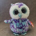 Ty Beanie Boos 6” OSCAR the Blue Owl Stuffed Animal Plush