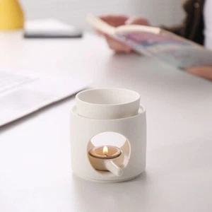 1 Set Decorative Split Incense Stove Ceramic Candle Holder Bedroom - Picture 1 of 14