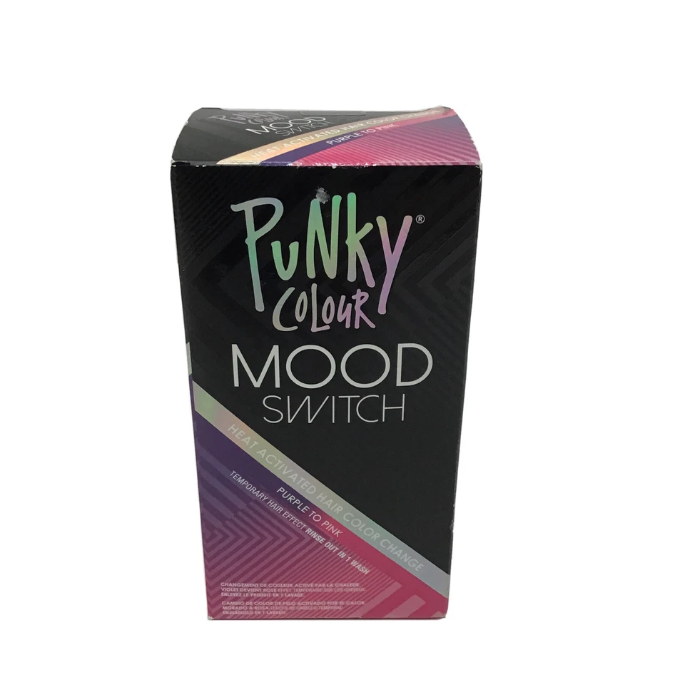 2x Punky Colour Mood Switch Heat Activated Hair Color Change Purple to Pink