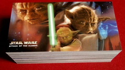 STAR WARS - ATTACK OF THE CLONES - COMPLETE VINTAGE Base Set (80 cards) - 2002 - Image 1 of 4
