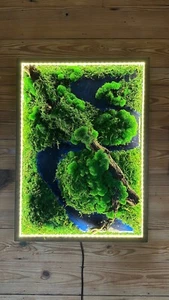 Moss Wall Art | Botanical Art | Natural | Handcrafted Interior Design - Picture 1 of 8