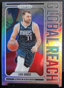 2024-25 Panini Prizm - LUKA DONCIC #8 - Global Reach Silver Prizm - MAVERICKS - Picture 1 of 2