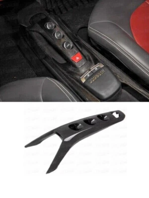 Dry Carbon Fiber Center Console Bridge Shell Trim For Ferrari 488 GTB Spider - Image 1 of 4