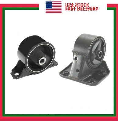 2PCS Engine Motor & Trans Mount For Mitsubishi Mirage 1.8L 6669 6613 1993-1995 - Image 1 of 4