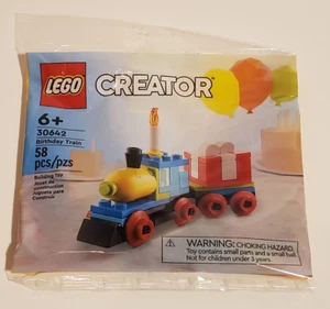 LEGO CREATOR TREN FELIZ CUMPLEAÑOS #30642 58 PIEZAS JUEGO DE CONSTRUCCIÓN JUGUETE SELLADO - Imagen 1 de 2