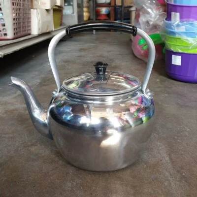 Stove Top Tea Kettle Aluminum Thai Camping Coffee Restaurant Teapots Kettles - Image 1 of 4