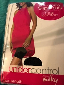 Gildan Under Controll Smoothing Slip Short L/ XL Black Maxie Length - Picture 1 of 4