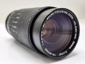 Vivitar 75-300mm F4.5-5.6 Pentax K PKA Zoom Lens for K1000 ME Super MX *READ* - Picture 1 of 10