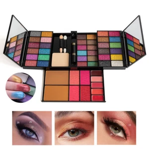 34 Colors Makeup Palette Kit Eyeshadow Lip Gloss Blush Powder Cosmetic Gift Set - Picture 1 of 8