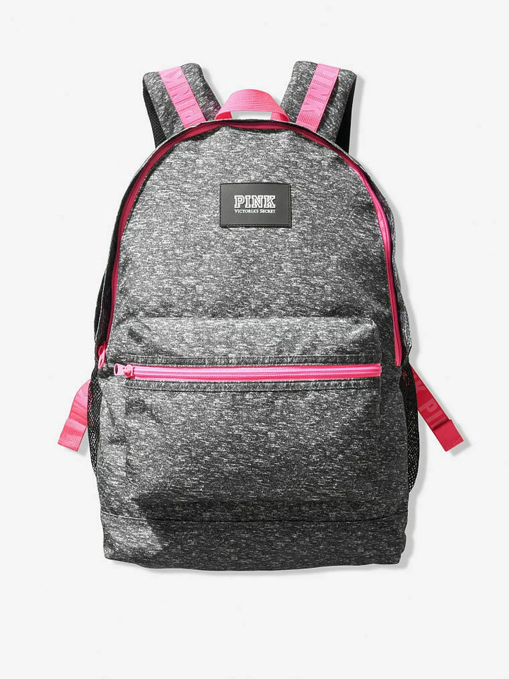 Victoria's Secret Pink Campus Backpack 2019 Book Bag Heather Anthracite Gray