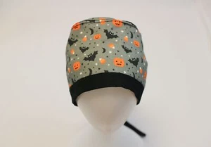 Halloween Fledermäuse OP Peeling Kappe Zahnarzt Tierarzt Chemo Hut - Bild 1 von 4