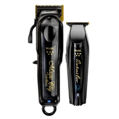 Wahl 5 Star Barber Combo Black Cordless Magic Clip Clipper & Detailer Trimmer - Image 1 of 4