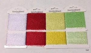 0,63€/m 2er Set Geschenkband 2m Netzband 70 u. 50 mm Farbwahl - Dekoband - Picture 1 of 5