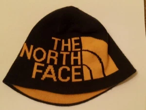 The North Face Highline Beanie Reversible Black/Yellow Unisex One Size - Picture 1 of 8