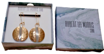 Robert Lee Morris Soho Drop Earrings Multi Tone New in Box! - Image 1 of 2