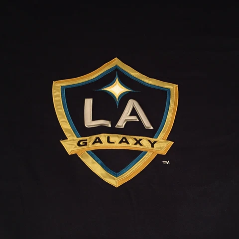 Los Angeles Galaxy Blanket Blue Soft Sweat Shirt Material 54”x84” MLS Cover
