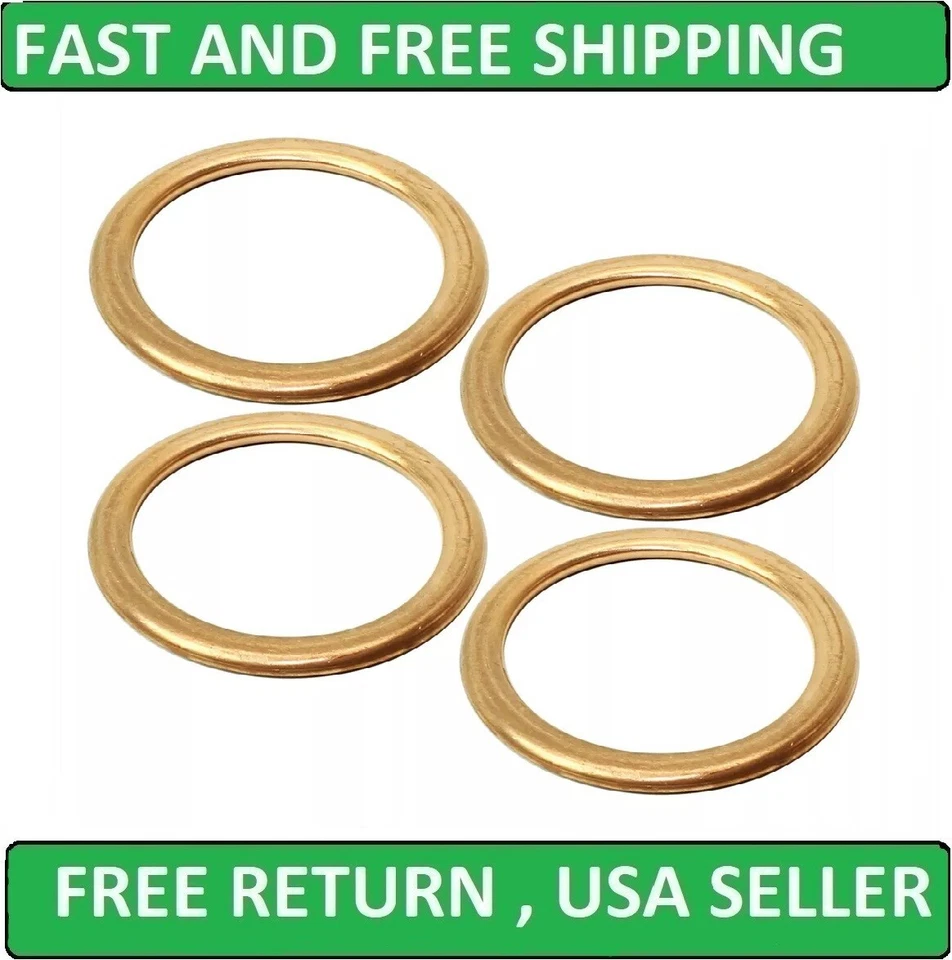 Paquete de 4 juntas de tubo de escape para Kawasaki Ke1000 Police KZ1000P 1996-2003 2005 Foto 1 de 1