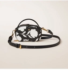 Kate Spade New York x Target Mini Crossbody Bag Rose Black White - IN HAND - Picture 1 of 5