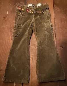 EUC Gap Kids Flare Stretch Corduroy Pants Size 4 - Picture 1 of 3