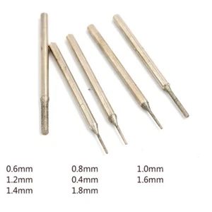 1/5/20PCS GOLD PIN PUNCH JADE HAND TOOLS MECHANICAL METAL HOLES DRILL PUNCHES - Picture 1 of 5