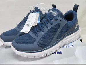 S Sport - Skechers Memory Foam Reiff 3.0 Sneakers - Navy Blue Men's 7 -Women's 9 - Picture 1 of 11