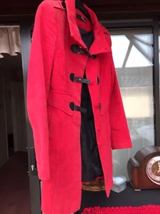 Jane Norman Size 10 Red Coat - Picture 1 of 12